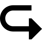 Arrow U Down Right SVG Icon